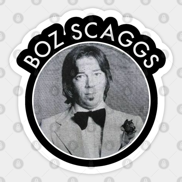 Young Boz Scaggs FanArt Tribute Sticker by darklordpug